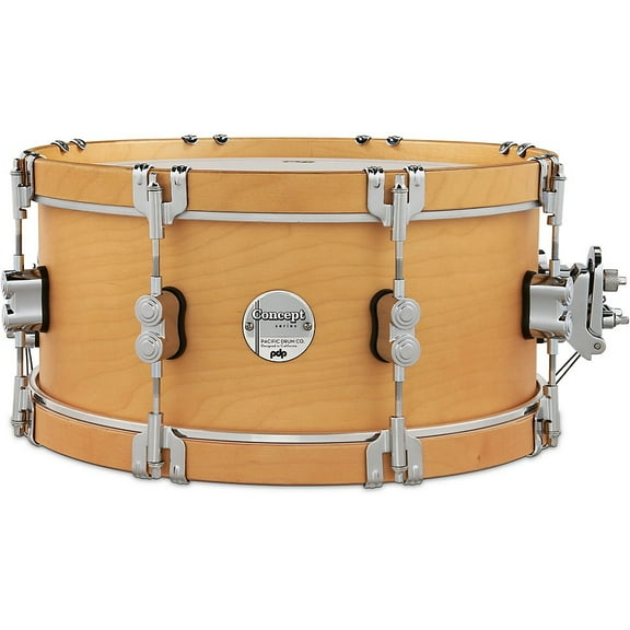 PDP PDCC6514SSNN 6.5 x 14 in. Classic Snare Drum, Natural & Natural Hoops