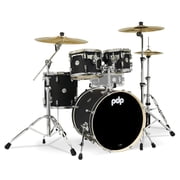PDP PDCM20FNBK Concept Maple Shell Pack, Satin Black - 4 Piece