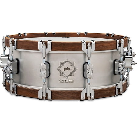 Concept Select Aluminum Snare Drum With Walnut Hoops