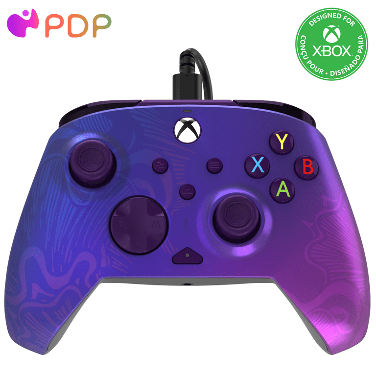 PDP REMATCH Advanced Wired Controller: Purple Fade For Xbox PDP REMATCH Advanced Wired Controller: Purple Fade For Xbox