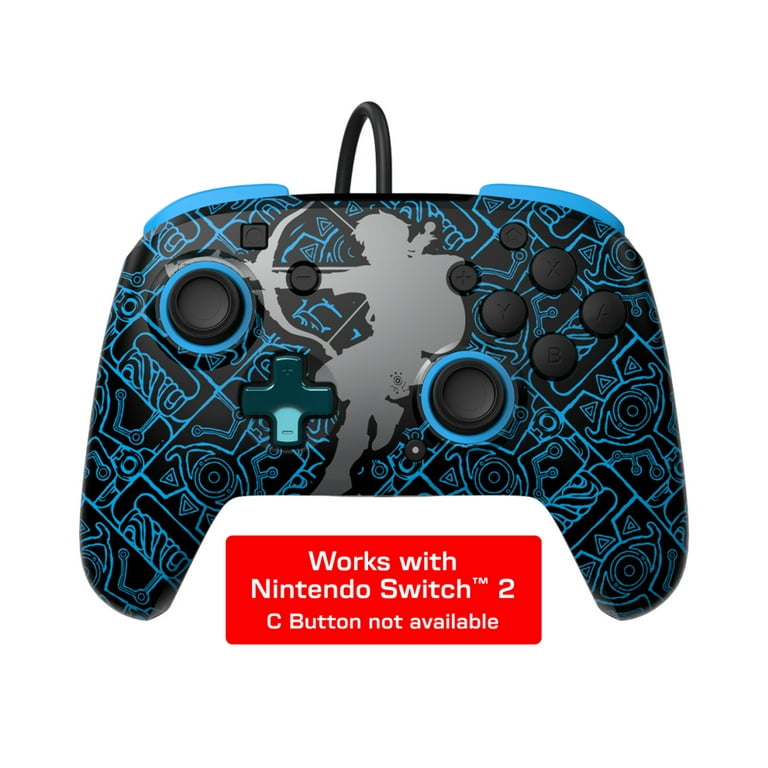 PDP Sheikah Shoot REMATCH GLOW Wired Controller for Nintendo