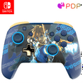 thumbnail image 1 of PDP REMATCH GLOW Wireless Controller: Link Hero For Nintendo Switch & Nintendo Switch - OLED Model, 1 of 10