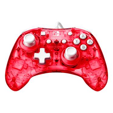 PDP Rock Candy Wired Controller for Nintendo Switch, Stormin Cherry, 500-181-NA-RD