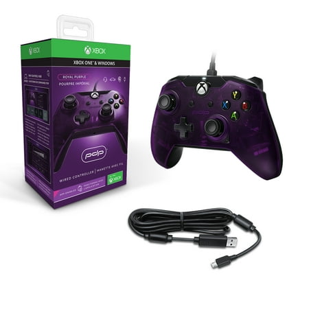 PDP Wired Controller - Gamepad - wired - purple - for PC, Microsoft Xbox One, Microsoft Xbox One S, Microsoft Xbox One X