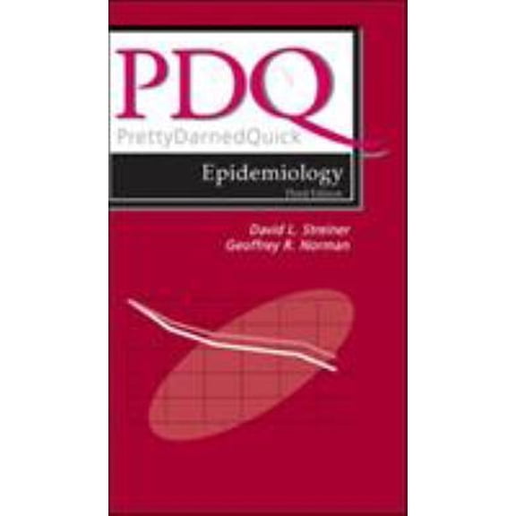 Pre-Owned PDQ Epidemiology (Paperback) 1607950227 9781607950226