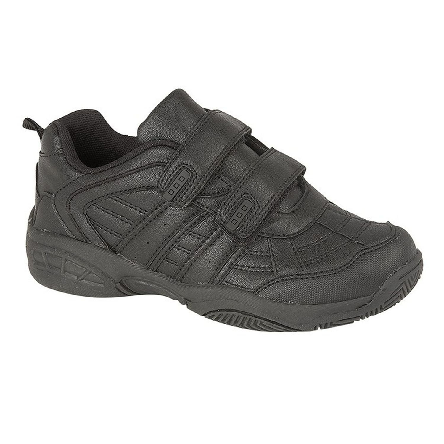 PDQ Kids Unisex Fusion Touch Fastening Sport Trainers – Padded Tongue & Inner, Easy Strap Closure - View #2
