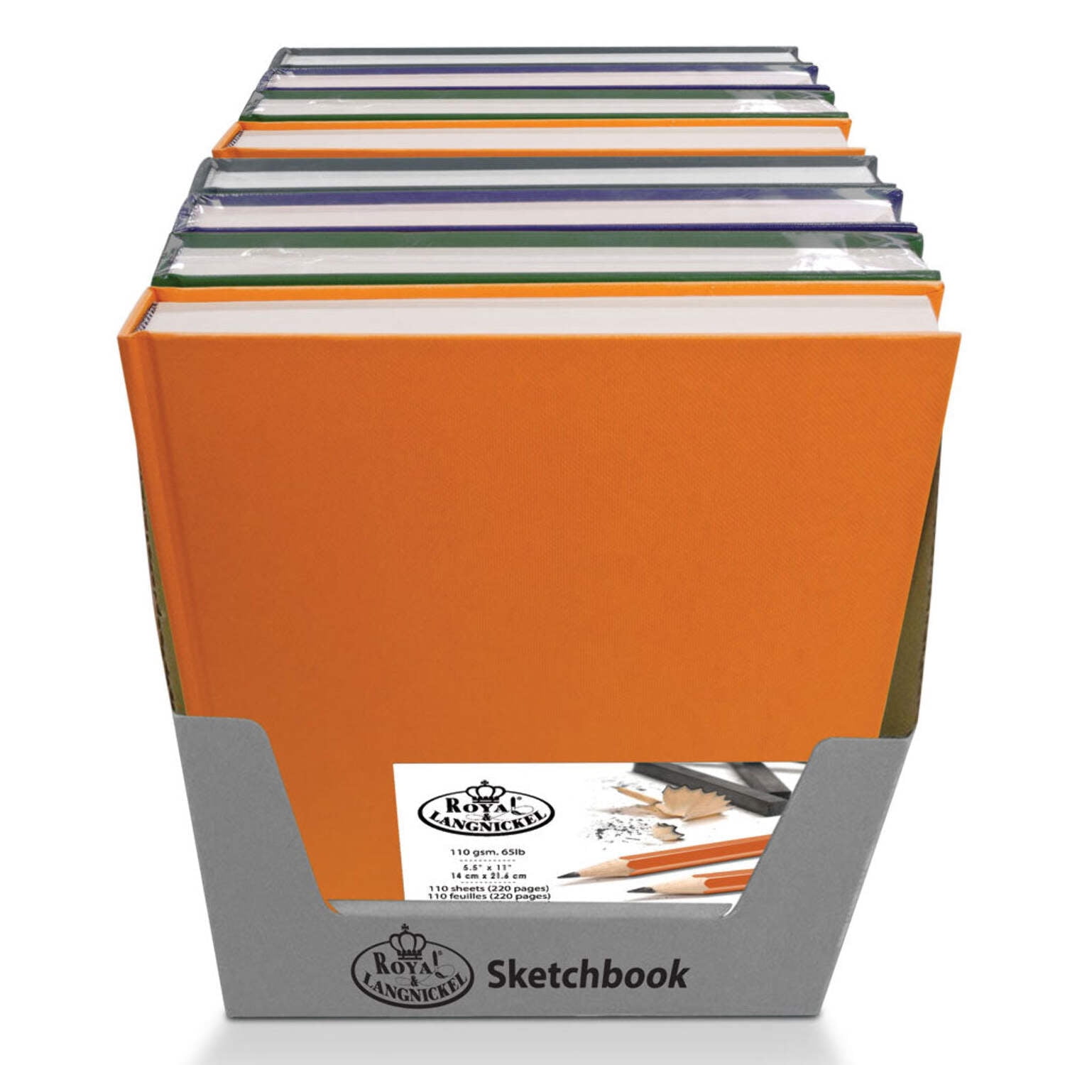 PDQ-SKETCH Series | 5.5" x 8.5" Sketchbooks 8-pack