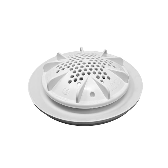 PDR2 10" Drains No Sump (White) - Pentair In-Floor(A&A) || 287121