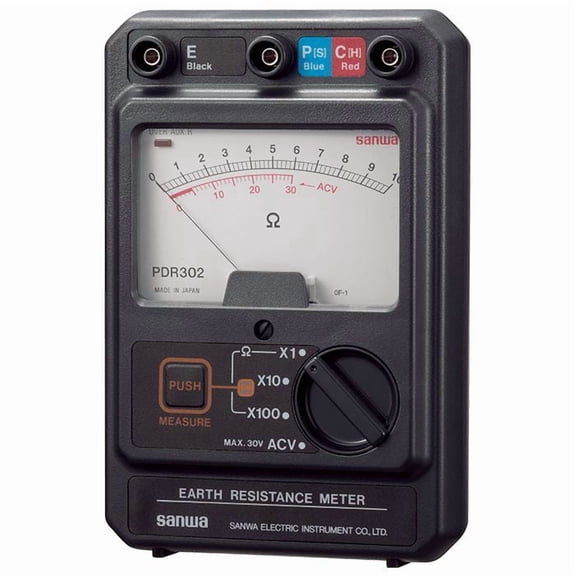PDR 302 Portable Earth Tester with Phase Detection Circuit Tester
