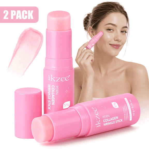 PDRN Collagen Volume Multi Balm Stick, Nourishing Collagen Stick for Fine Lines & Wrinkles, Under-Eye, Lip, Cheek & Neck Care - 2PACK