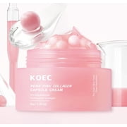 Beautivana PDRN Pink Collagen Face Cream 50g, Daily Face and Neck Skincare for Soft, Smooth and Hydrated-Looking Skin
