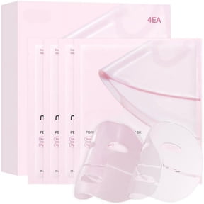 PDRN Pink Collagen Gel Mask (4 sheets) | Salmon DNA, Color Changing, Pink Glow, Collagen, Facial Mask, Korean Skincare
