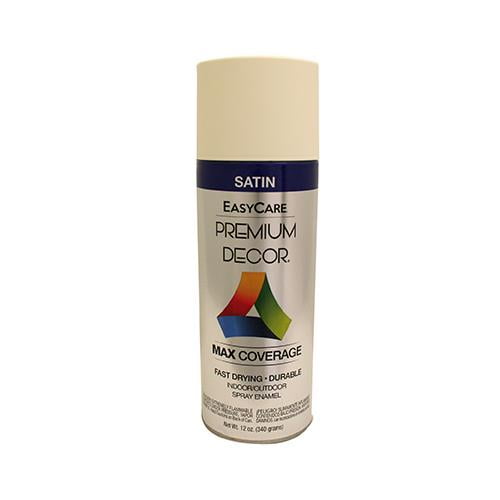 PDS118-AER Premium Decor Spray Paint, Marshmallow Satin, 12-oz. - Quantity 1