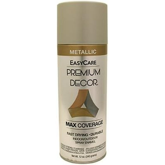 PDS88-AER Premium Decor Metallic Spray Paint, Brushed Nickel, 12 oz. - Quantity 6$$Tools & Hardware Other