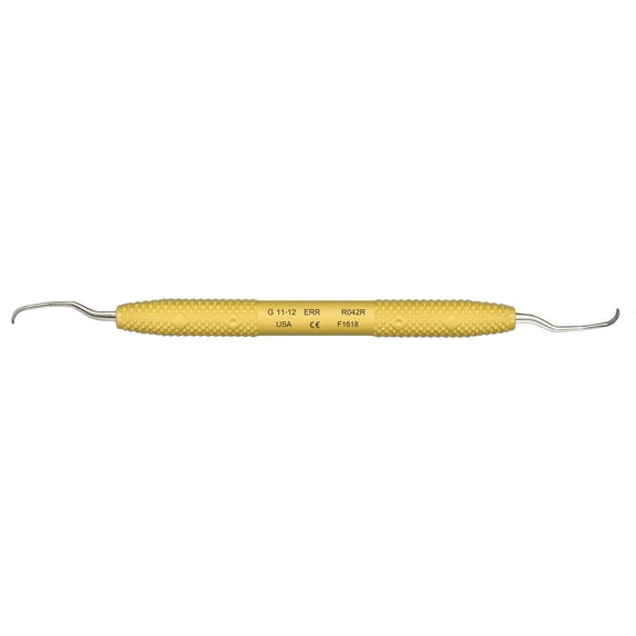 PDT R042R Cruise Line Gracey Curette #11-12 ER Yellow Rigid