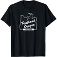 thumbnail image 1 of PDX Portland Oregon Sign: Old Town - Portland Oregon T-Shirt, 1 of 3