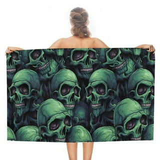 ミュージシャン ELLEGARDEN Skull Bath Towel SUMMER PARTY Amazon.com: Jolly Roger Pirate Skull Microfiber Beach Towel