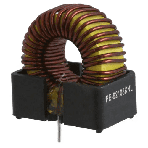 PE-92108KNL Inductor 67uh 3.6a 45mOhms 20% Radial Vertical Toroidal