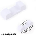 thumbnail image 1 of PE Film Jewelry Storage Box 3D Packaging Case Gemstone Free Stand Floating Frame Membrane Ring Earrings Necklace Display Holder white-4.5cm, 1 of 6