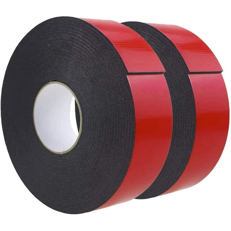 PE Foam Double-Sided Adhesive Tape -Outdoor and Indoor Super Strong Foam  Seal Tape for Automotive Mounting，Weatherproof Decorative and Trim，Car Trim