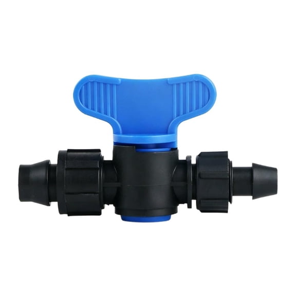 PE Hose OD Ball Valve with Push-In Quick-Connect, Plastic Quick Connect Fittings for Beverage Dispenser & Water Filtration/Purification Systems