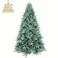 thumbnail image 1 of PE/PVC Hybrid Artificial Christmas Tree – 4ft/5ft/6ft/6.5ft/7ft/7.5ft/8ft/9ft Holiday Tree with Metal Stand, Safe & Durable, 1 of 8