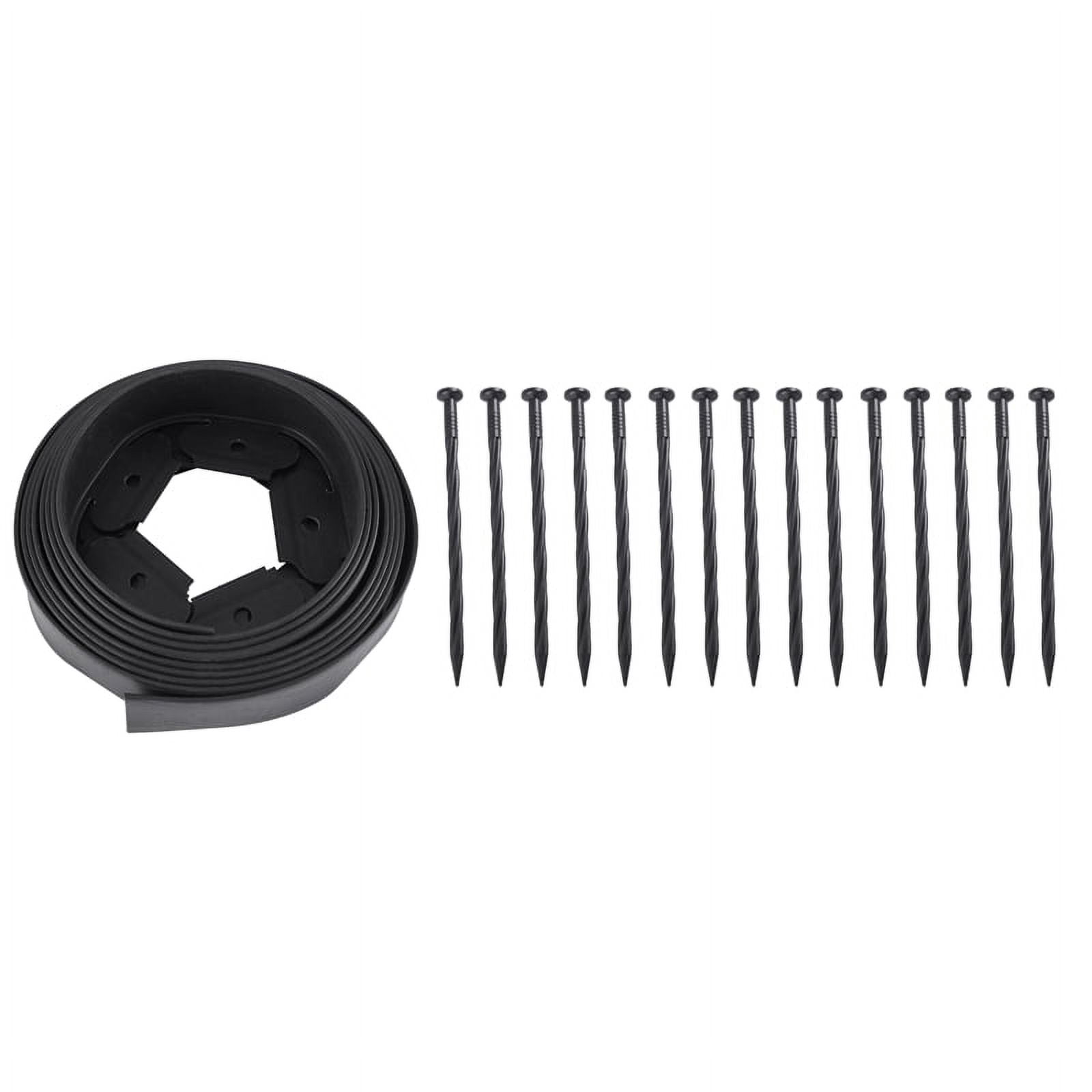 PE Plastic Fence Small Garden Green Isolation Belt 5M Black - Walmart.com