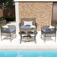 thumbnail image 1 of PE Rattan Set / Removable Cushions & Hassle-Free Assembly / Garden and Outdoor Leisure, 1 of 2