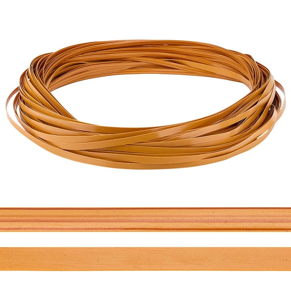 PE Ribbon for Garment Accessories Gift Decoration Orange 1/4 inch(8mm) 1.2mm 71.08 Yards(65m)/Roll