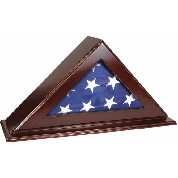 PEACE KEEPER PATRIOT FLAG CASE WITH CONCEALMENT 22"X4.25"X11.5" WOOD