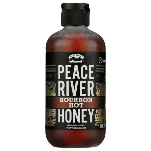 PEACE RIVER HON - Honey Hot Bourbon 12OZ ( Pack of 6)