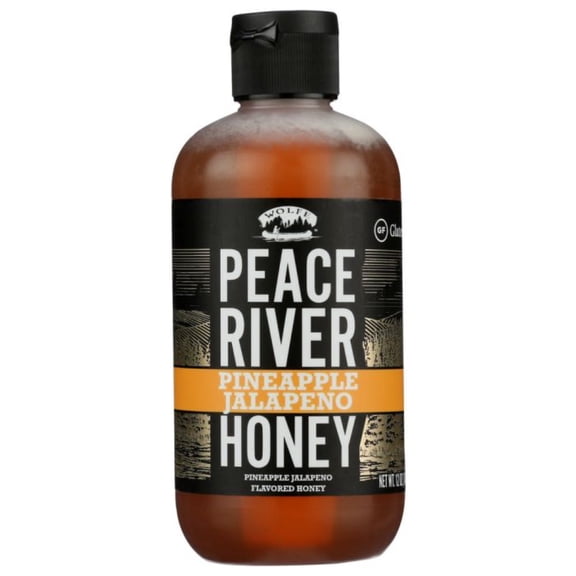 PEACE RIVER HON - Honey Pineapple Jalapeno 12OZ ( Pack of 6)