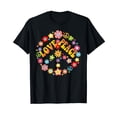 thumbnail image 1 of PEACE SIGN LOVE T Shirt 60s 70s Tie Dye Hippie Costume Shirt T-Shirt Hippie Flower Cute Funny, 1 of 4