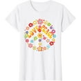 thumbnail image 1 of PEACE SIGN LOVE T Shirt 60s 70s Tie Dye Hippie Costume Shirt T-Shirt for Women, 1 of 3
