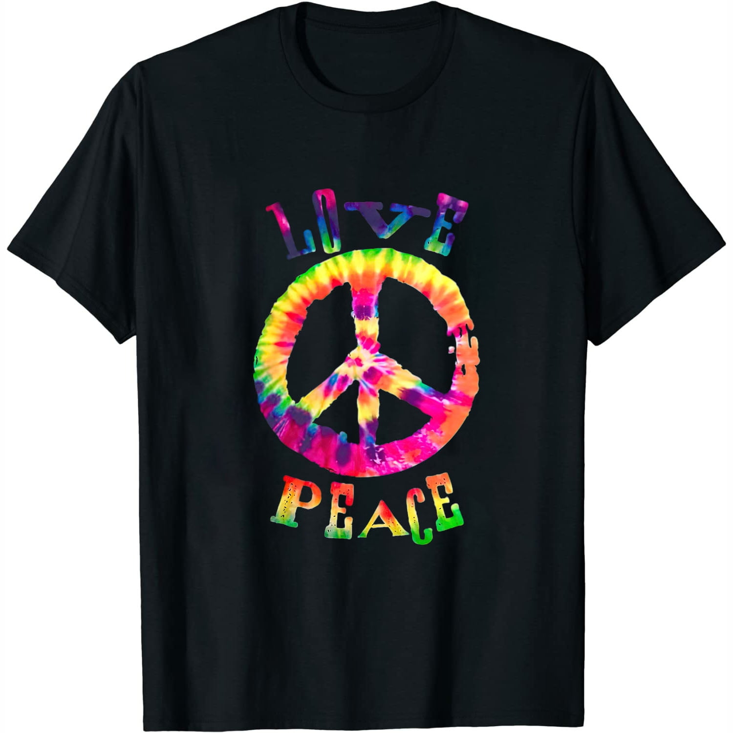 Peace Sign T-Shirt - Colorful Peace Tshirt - 70'S Tee Shirt Peace Sign T-Shirt - Colorful Peace Tshirt - 70'S Tee Shirt