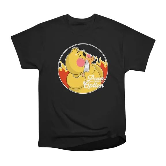 PEACE WAS NEVER AN OPTION T-Shirt Tee Gift For Him Merch For Her Apparel For Friend