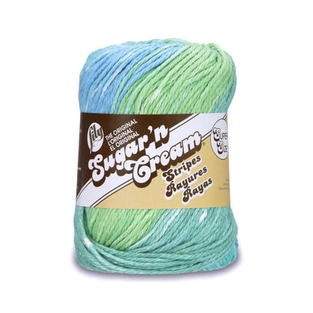 PEACHES & CRÈME SUPER SIZE STRIPES YARN (70.9G/2.5OZ), COUNTRY STRIPES