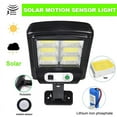 thumbnail image 1 of PEACNNG 120LED Outdoor Solar Street Wall Light Sensor PIR Motion LED Lamp Remote Control, 1 of 9