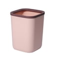 thumbnail image 1 of PEACNNG 12L Creative Square Plastic Trash Can - Large Capacity Pressure Ring Trash Can for Home, Bathroom, Kitchen, and Living Room, 1 of 5