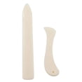 thumbnail image 1 of PEACNNG 2 Pcs Natural Bone Folder Multifunction Al DIY Leather Craft Tool, 1 of 5