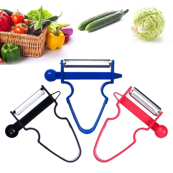 PEACNNG 3 pcs Magic Trio Peeler Slicer Shredder Julienne Cutter Peel Stainless Steel Vegetable Blade Zesters Kitchen Tools Dropsh