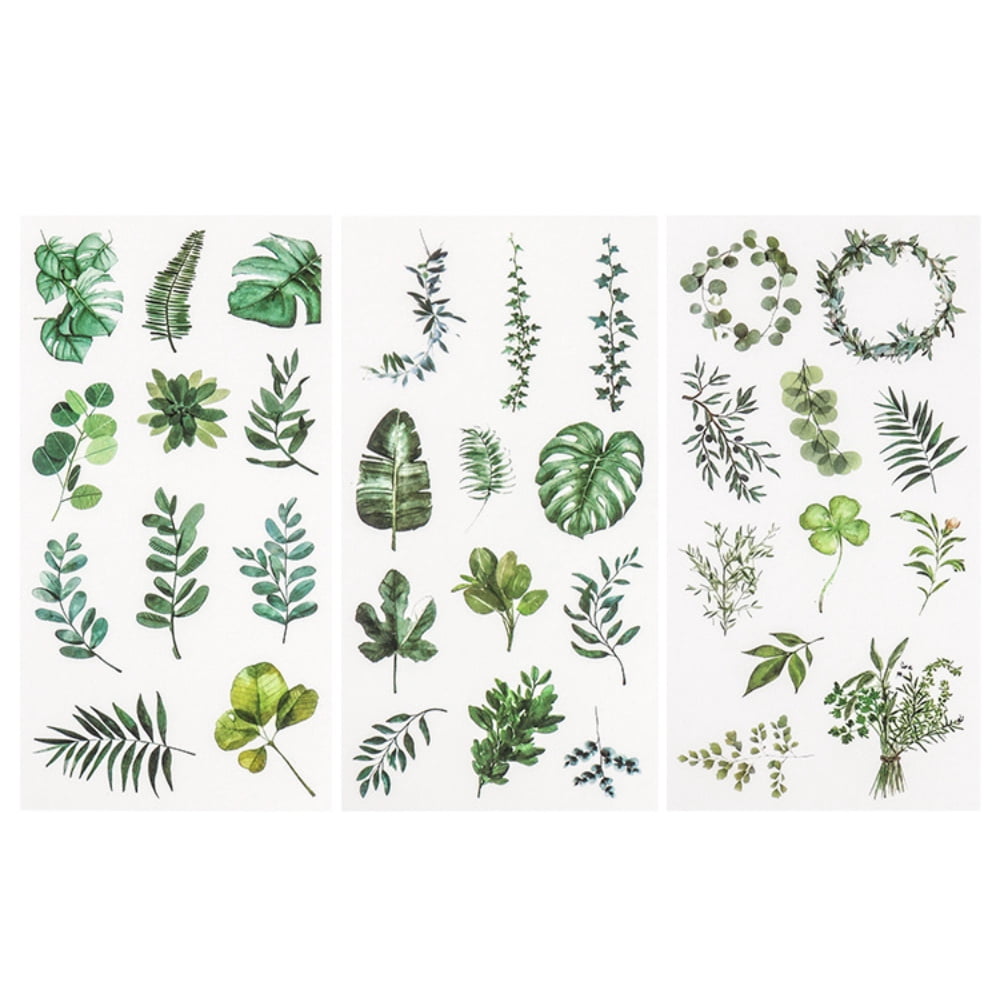 PEACNNG 3PCS/set Original self-made ins small fresh plane stickers ...