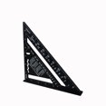 thumbnail image 1 of PEACNNG 7 Inch Measuring Tool Aluminum Alloy Carpenter Set Square Angle Woodworking Tools Try Square Triangular Metric, 1 of 1