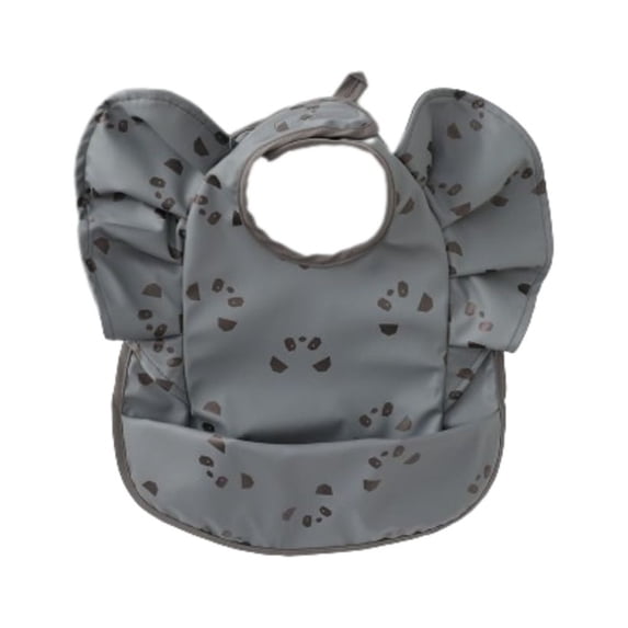 PEACNNG Baby Bibs Nordic Style Angel Feed Pocket Burp Girl Boy Toddler Meals Bib Waterproof Easy Clean Cute Bib