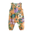 thumbnail image 1 of PEACNNG Baby Girls Bodysuits Sleeveless Summer Baby Bodysuit Cotton Baby Clothes for Newborns, 1 of 5