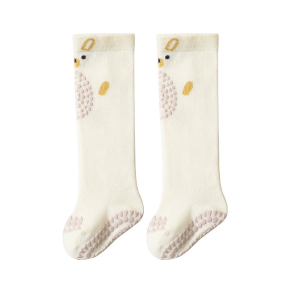 PEACNNG Baby Knee Pads Socks Newborn Infant Cartoon Animal Anti Slip Knee High Long Socks
