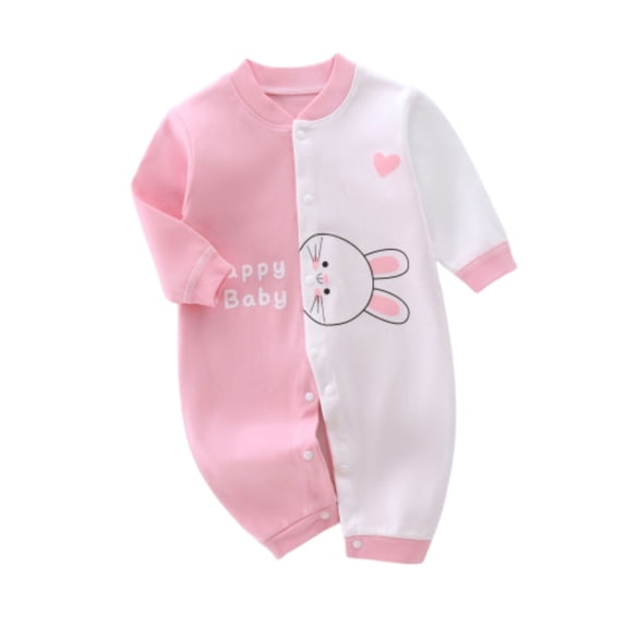 PEACNNG Baby Onesie Autumn Winter Long Sleeve Combed Cotton Cartoon Bear Dinosaur Print Romper Boys Girls Underwear Infant Clothes