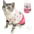 thumbnail image 1 of PEACNNG Cat Knit Jumper, Hairless Cat Clothes, Adorable Cat Clothes, Pet Vest, Warm Knitted Cat Sweater, Casual Pet Sweater., 1 of 5