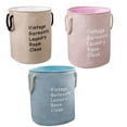 thumbnail image 1 of PEACNNG Efficient and Versatile Cotton Linen Foldable Laundry Basket: Large Capacity Storage Solution for Clothes, Toys, and Home Organization, 1 of 5