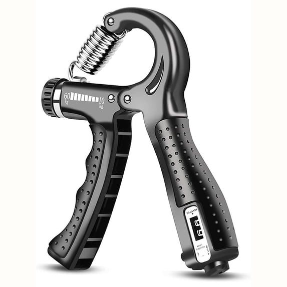 PEACNNG Hand Grip Strength Trainer, Hand Grip Strengthener with Counter, Adjustable Resistance 5 to 60 kg, Non-Slip Gripper